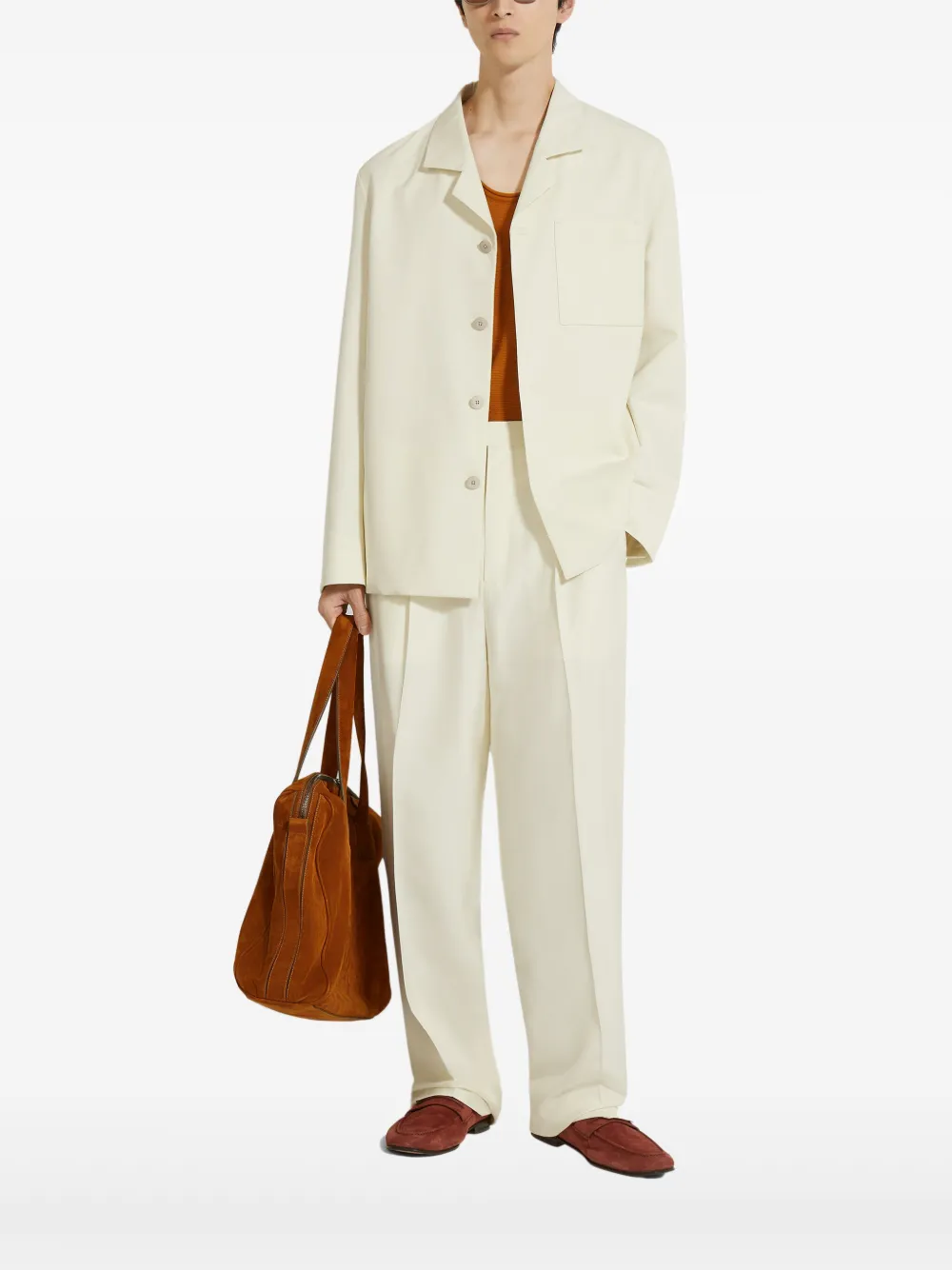 Zegna Jack van zijdemix Geel