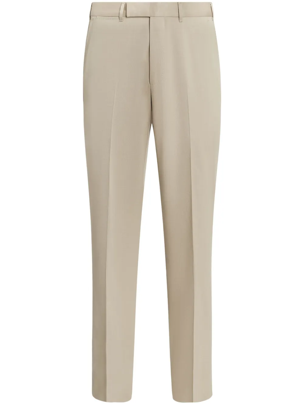 Zegna Centoventimila cotton-wool trousers | Neutrals | Image 1