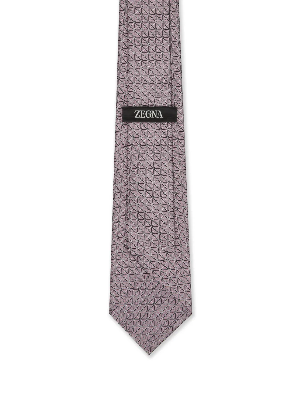 Zegna Zijden stropdas - Roze