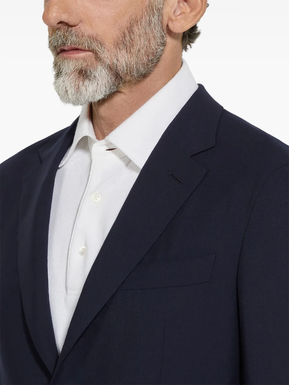 Zegna Kasjmier blazer Blauw