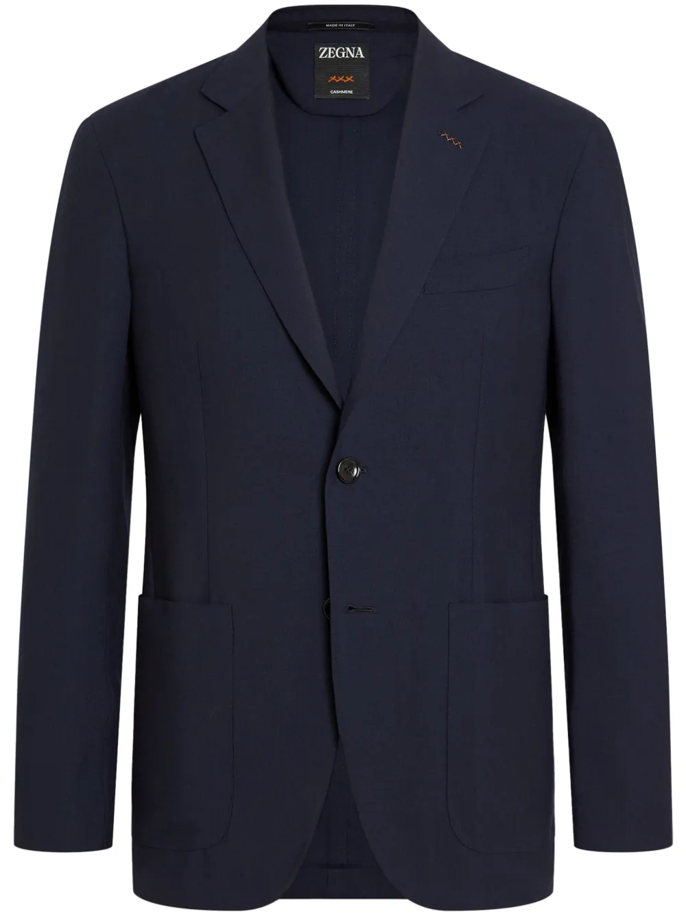 Zegna Kasjmier blazer Blauw