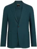 Zegna linen blazer - Blue