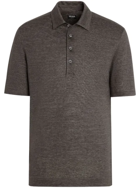 Zegna Oasi Lino polo shirt