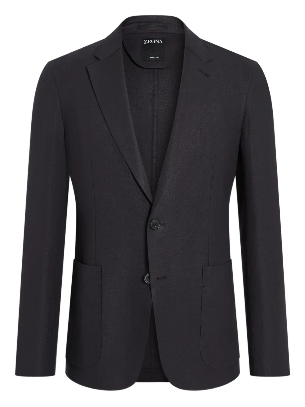Zegna Oasi linnen blazer Blauw