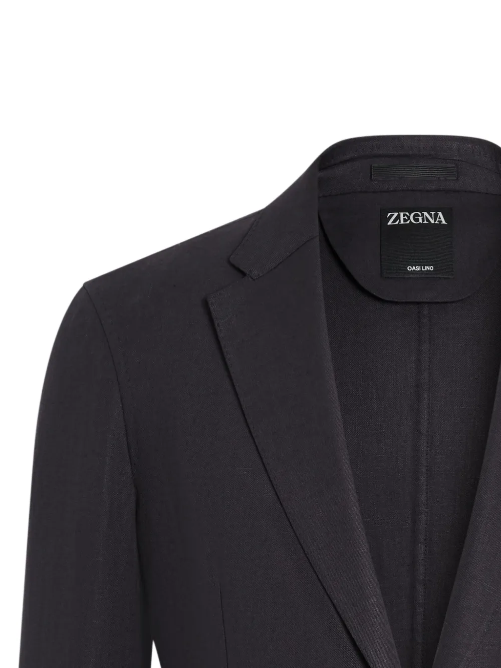 Zegna Oasi linnen blazer Blauw