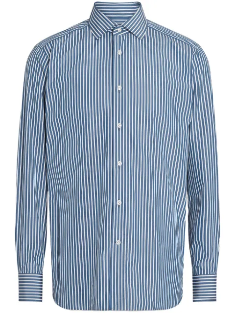 Zegna Centoventimila striped cotton shirt