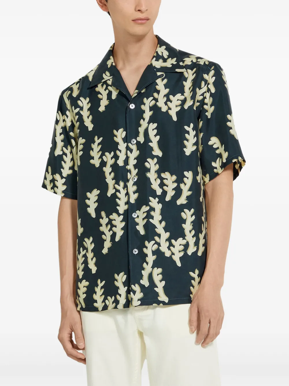 Zegna Overhemd met print - Blauw