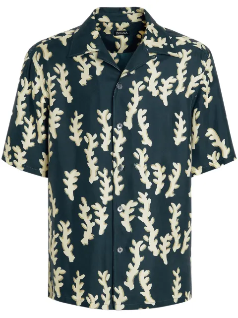 Zegna Hemd mit Print