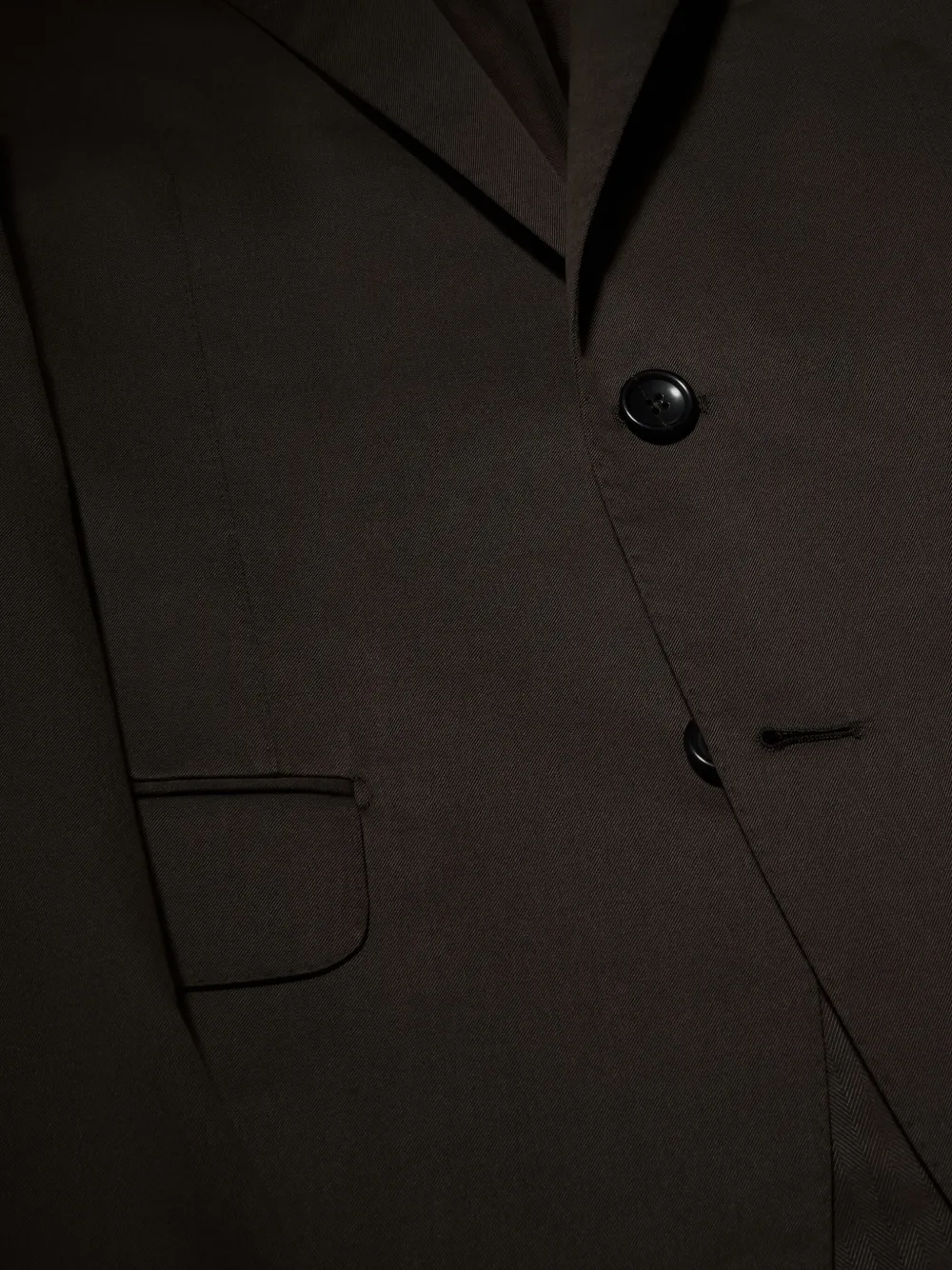 Shop Zegna Centoventimila Cotton-wool Blazer In 褐色
