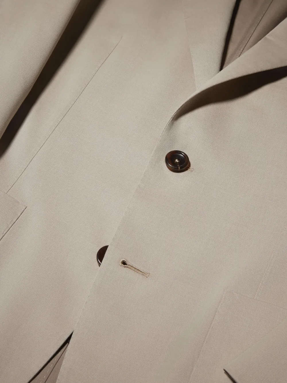 Zegna Single-breasted Blazer In Neutrals