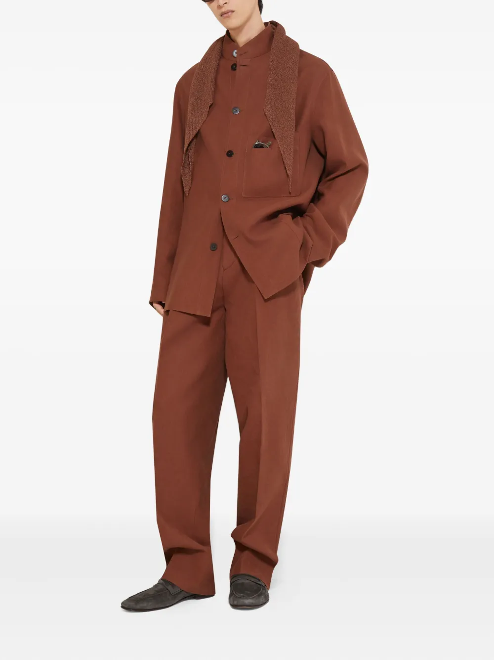 Zegna Oasi Lino Hose | Weite Hosen | Image 2