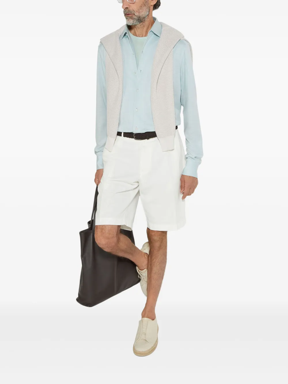 Zegna Button-up overhemd Blauw
