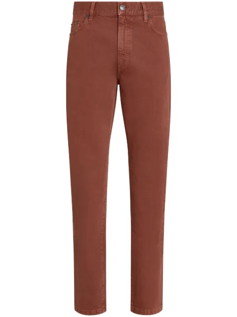 Zegna Roccia stone-washed jeans