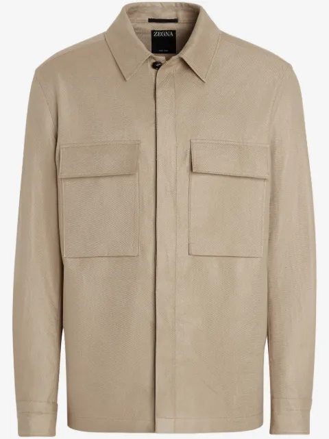 Zegna Oasi Lino overshirt