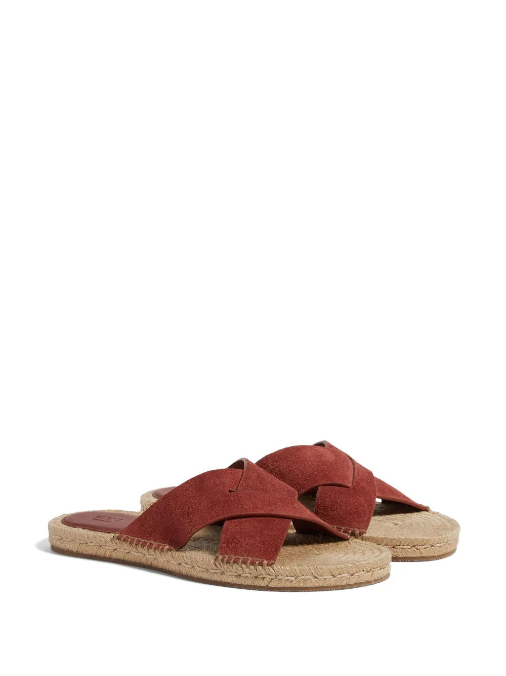 Zegna suede espadrilles Red
