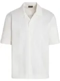 Zegna camp-collar shirt - White