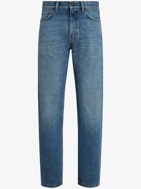 Zegna jeans Roccia con efecto lavado