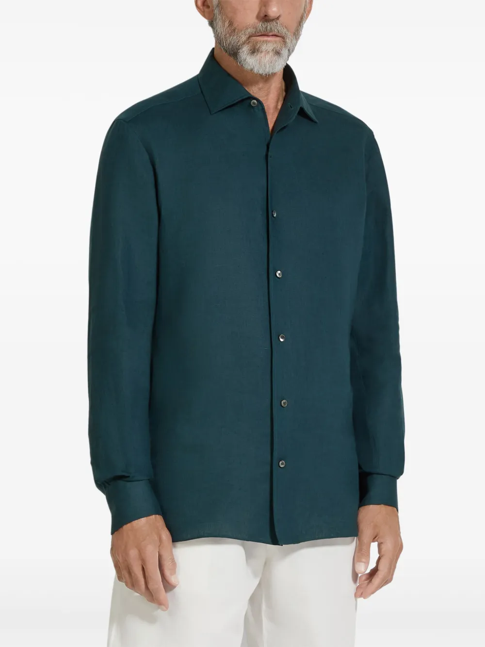Zegna Oasi overhemd - Blauw