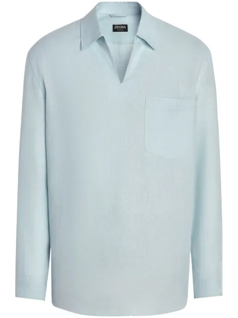Zegna Oasi Lino polo shirt