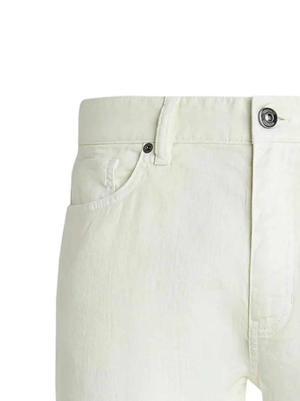 Zegna Jeans van linnen-katoenblend Wit