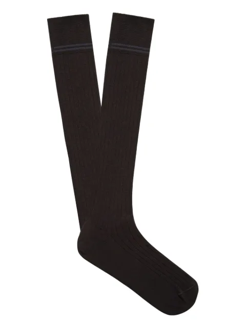 Zegna ribbed socks 