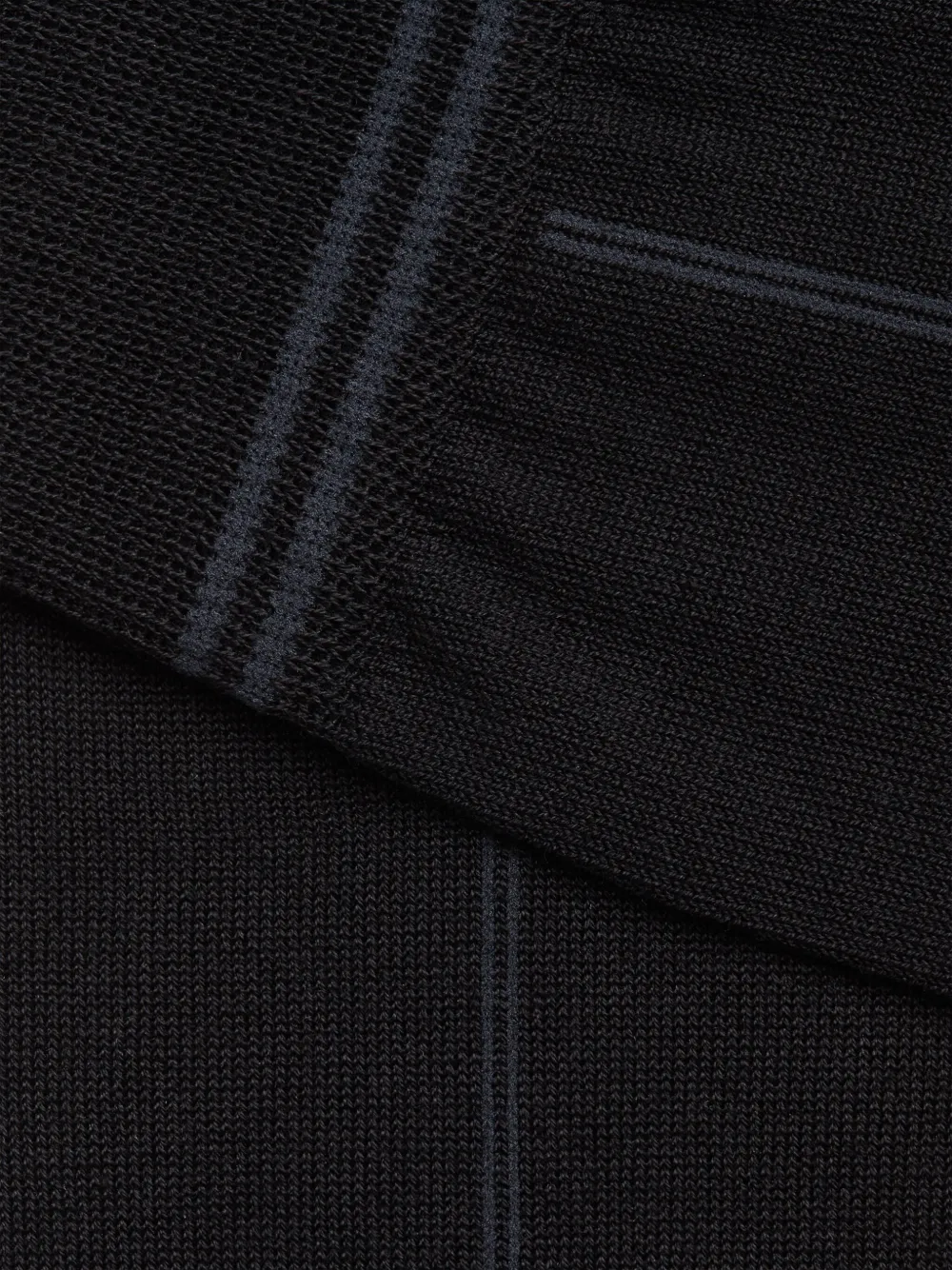 Zegna Sokken met gestreept detail - Zwart