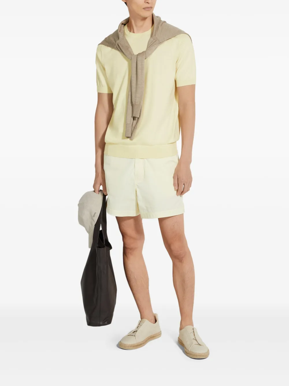 Shop Zegna Cotton T-shirt