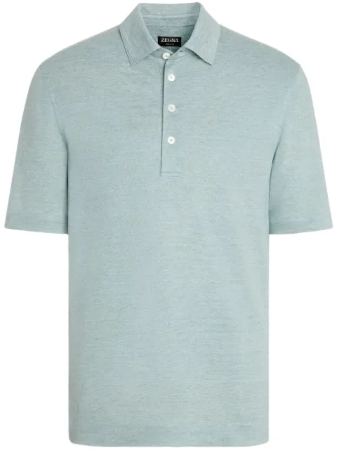 Zegna Oasi Lino polo shirt