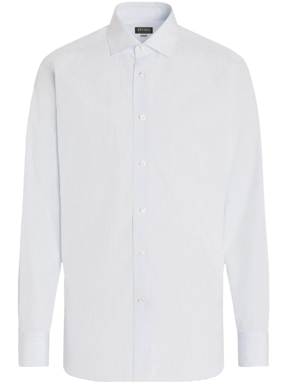 Zegna striped cotton shirt | White | Image 1