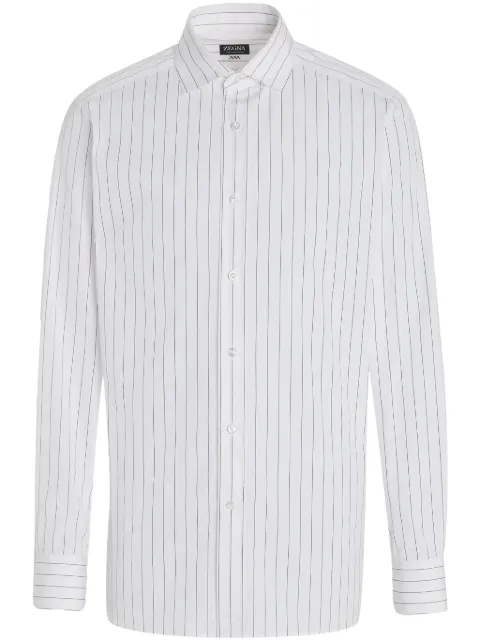 Zegna Centoventimila striped cotton shirt