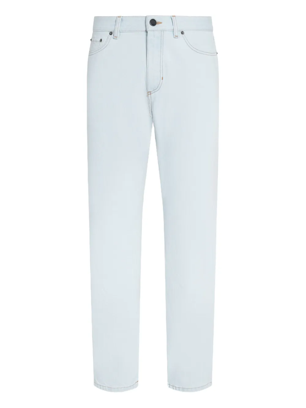 Zegna Roccia gebleekte katoenen jeans Blauw