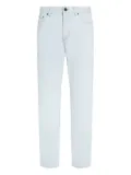 Zegna Roccia bleached cotton jeans - Blue