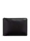 Zegna leather clutch bag - Black