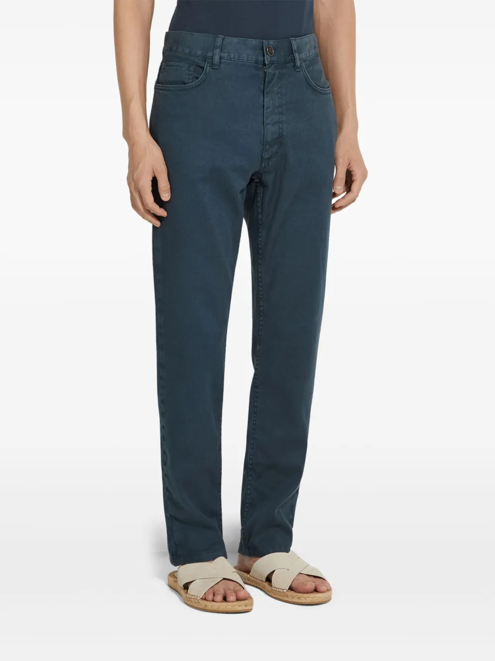 Zegna Straight jeans - Blauw