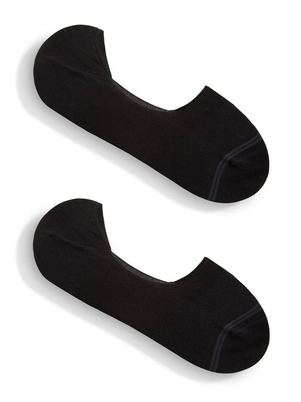 Zegna Calzini con dettaglio a righe - Nero