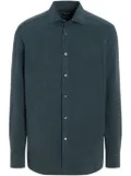 Zegna silk shirt - Blue