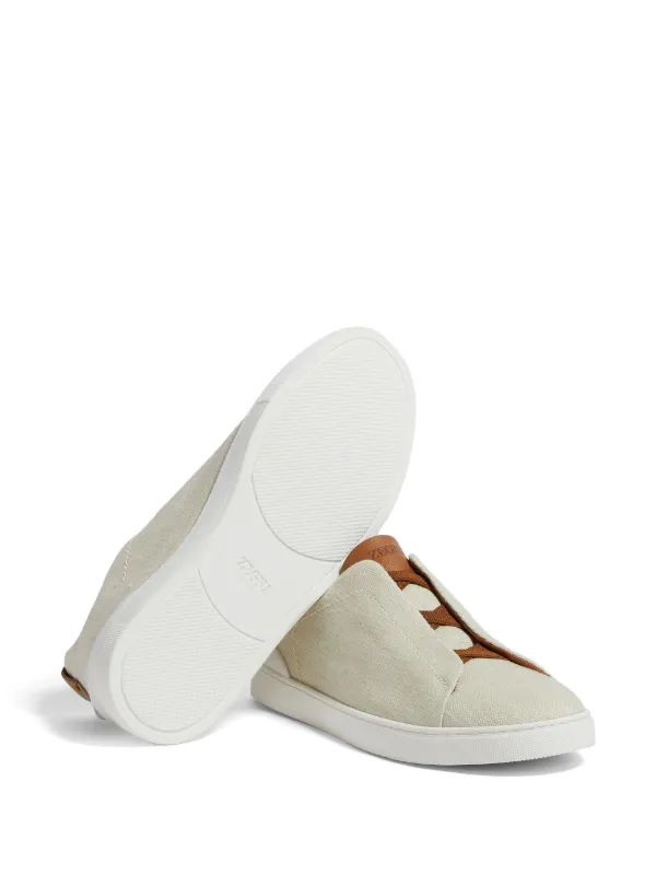 Zegna Triple Stitch Sneakers | Neutrals | FARFETCH