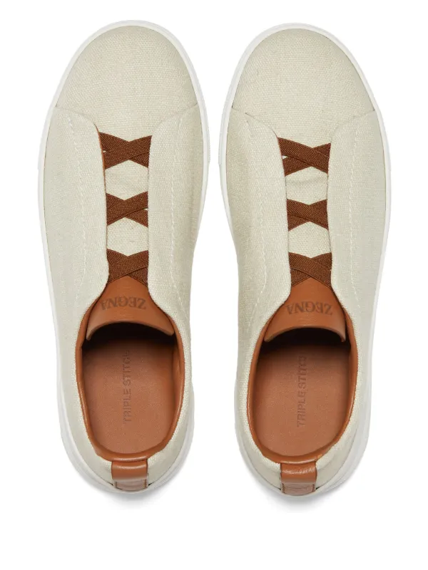 Zegna Triple Stitch Sneakers | Neutrals | FARFETCH