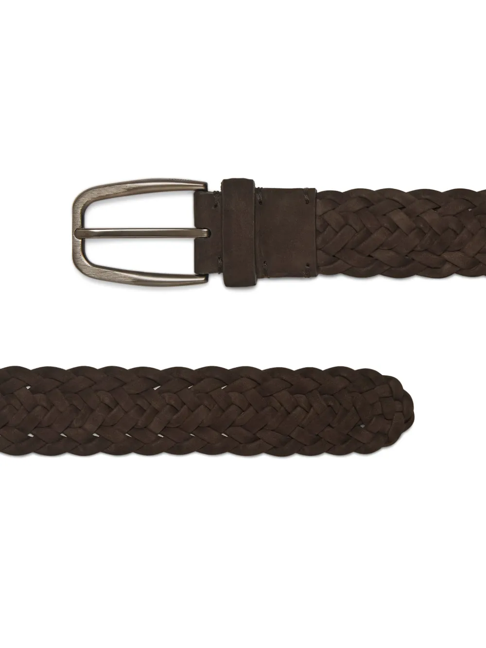 Zegna Gevlochten riem - Bruin