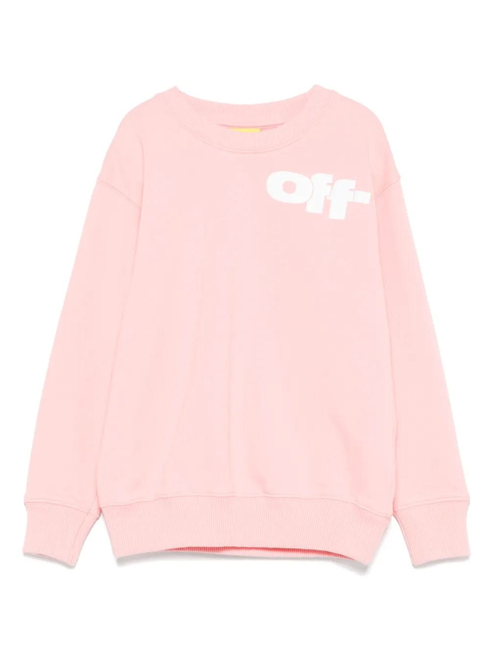 Off-White Kids Sweater met logoprint Roze