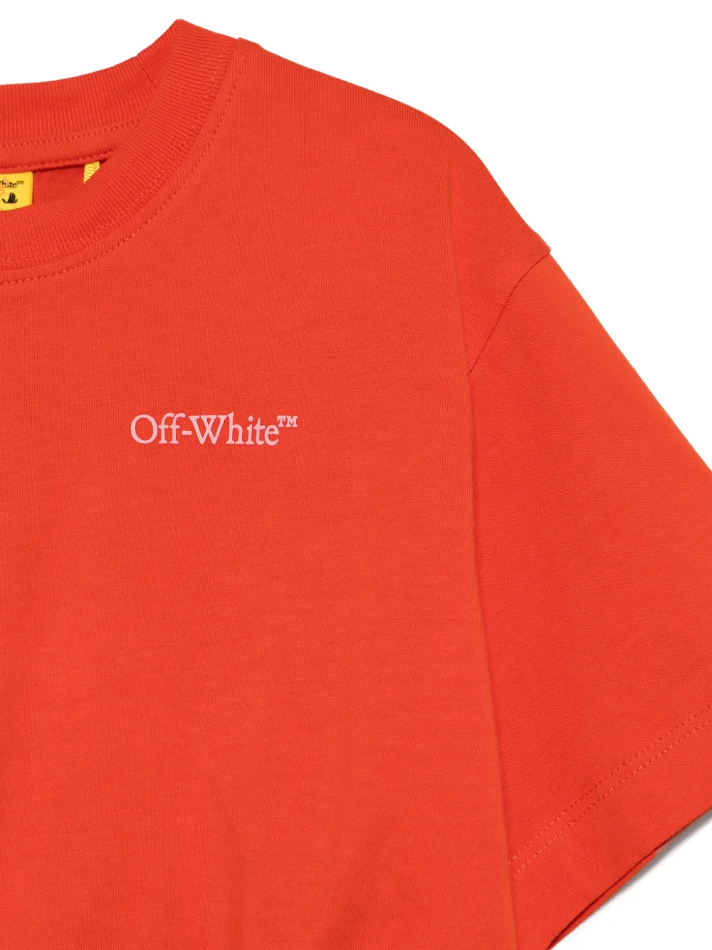 Off-White Kids T-shirt met logoprint Rood
