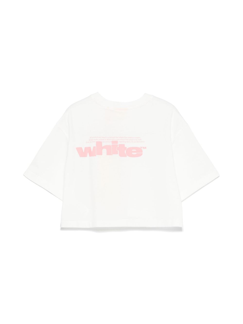 Off-White Kids T-shirt met logoprint - Wit