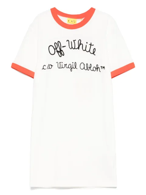 Off-White Kids logo-embroidered dress