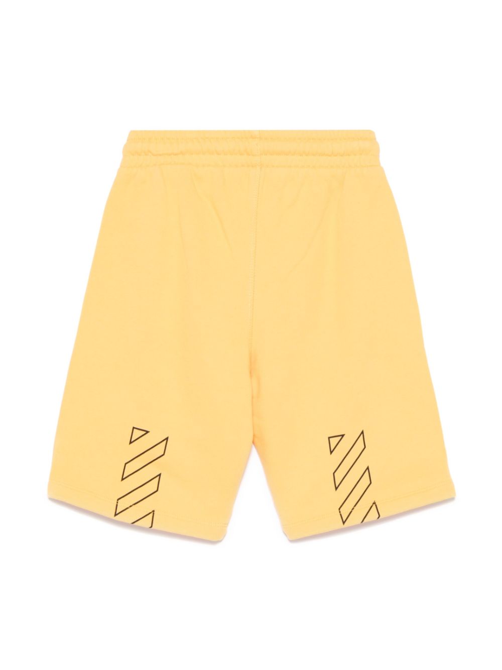 Off-White Kids Bookish shorts - Geel