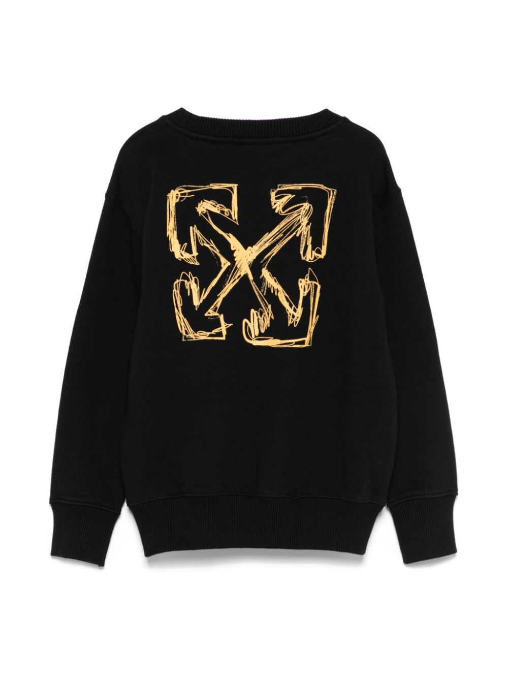 Off-White Kids Sweater met Arrow-schets - Zwart