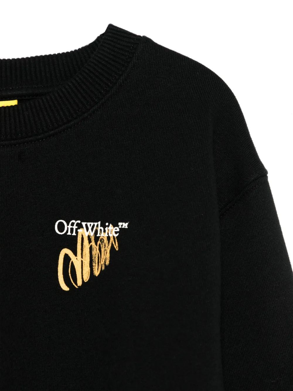 Off-White Kids Sweater met Arrow-schets Zwart