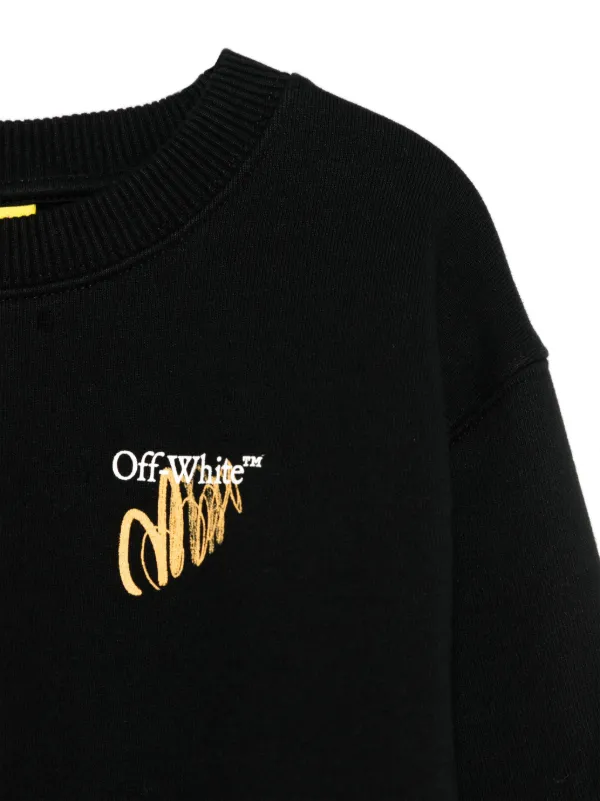 Off-White Kids Arrow-sketch Sweatshirt | Black | FARFETCH