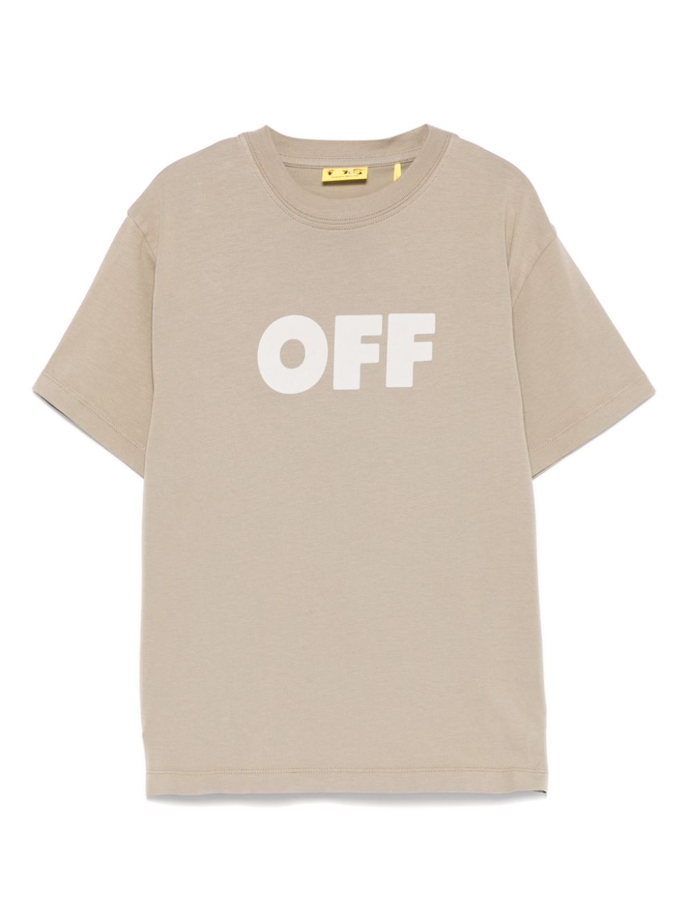 Off-White Kids logo-print T-shirt - Green