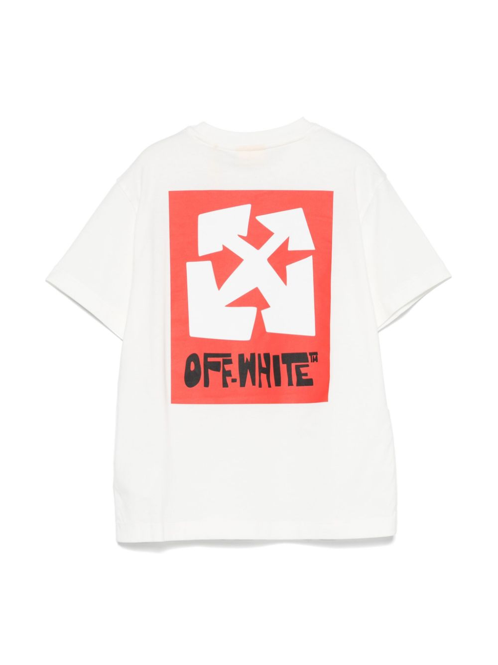 Off-White Kids Big Label T-shirt - Wit