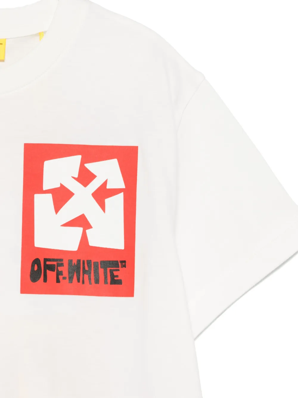 福袋・半額ポスター - クリーニング屋さん専用の通 Label Big Kids Off-White T-shirt FARFETCH | White | Tシャツ(半袖+袖なし)